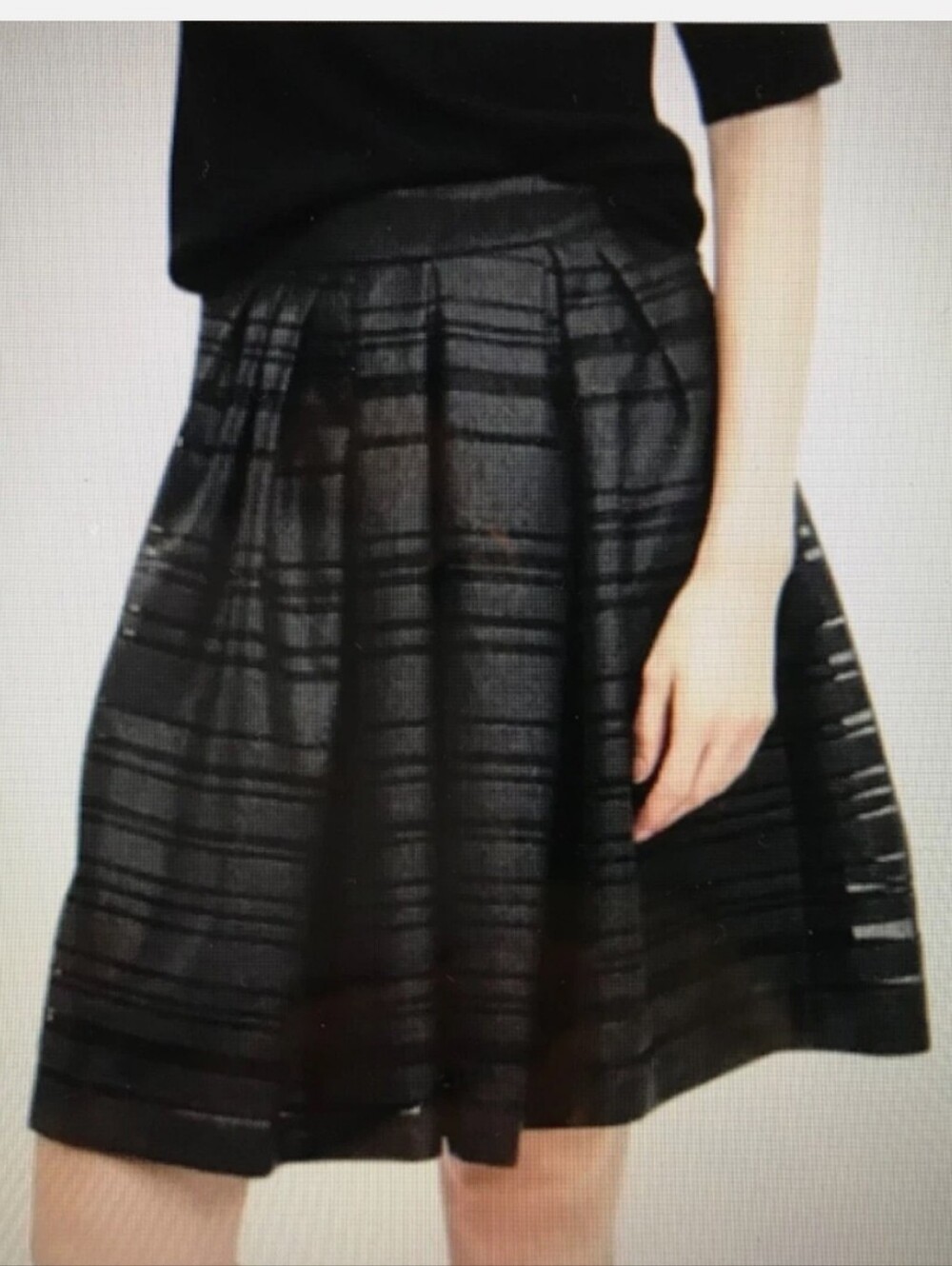 Banana Republic A Line Pleated Skiry